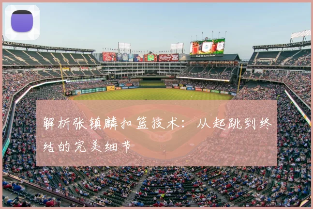 解析张镇麟扣篮技术：从起跳到终结的完美细节
